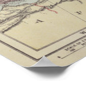 Poster Vintage Map of Europe (Coin)