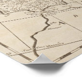 Poster Vintage map of Europe (1800) (Coin)