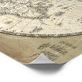 Poster Vintage Map Of Europe and Asia (Coin)