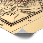 Poster Vintage Map of Greece (1903) (Coin)