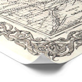 Poster Vintage Map of Illinois (Coin)