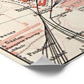 Poster Vintage Map of Königsberg (Coin)