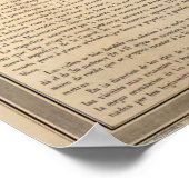 Poster Vintage Map of Madrid Spain (Coin)