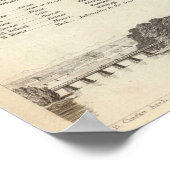 Poster Vintage Map of Munich Germany (Coin)