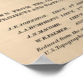 Poster Vintage Map of Provincetown (Coin)