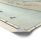 Poster Vintage Map of San Francisco CA (1914) (Coin)