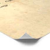 Poster Vintage Map of Washington DC (1793) (Coin)