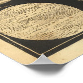 Poster Vintage Mars Et Jupiter (Coin)