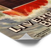 Poster Vintage Massive Ocean Liner Travel Advertising (Coin)