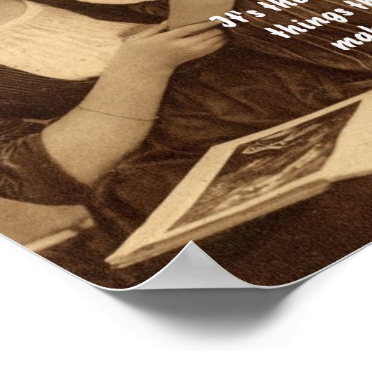 Poster Vintage - Mère & Fille, (Coin)