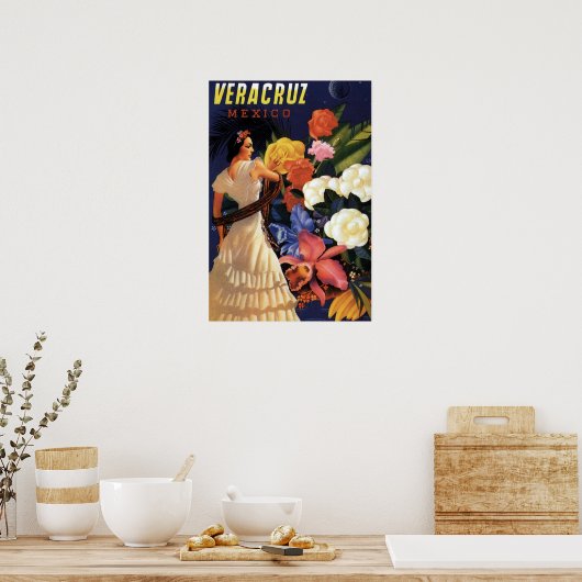 Poster Vintage Mexique (Cuisine)