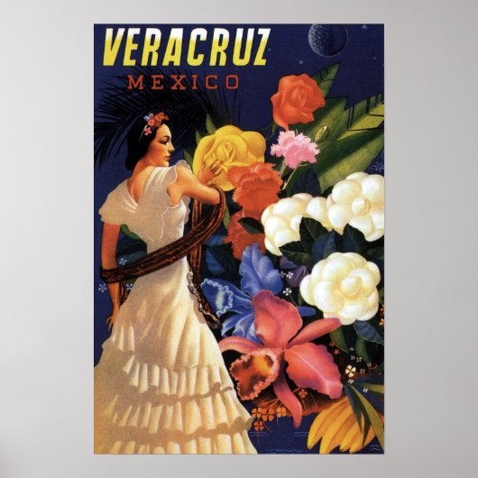 Poster Vintage Mexique (Devant)
