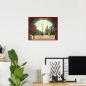 Poster Vintage Milwaukee Wisconsin (Bureau à domicile)