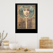 Poster vintage miroir (Cuisine)