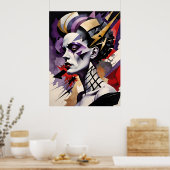 Poster Vintage Monster Bride (Cuisine)