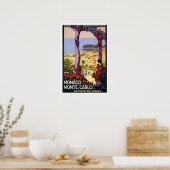 Poster Vintage, Monte-Carlo (Cuisine)