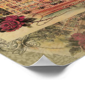 Poster Vintage Monte Carlo Travel (Coin)