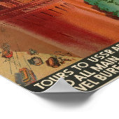 Poster Vintage Moscow Travel (Coin)