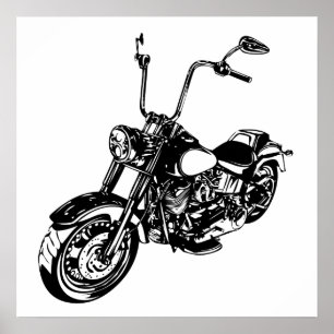 Poster Vintage Motorcycle