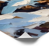 Poster Vintage Mountain Goat on Frosted Christmas Ridge (Coin)