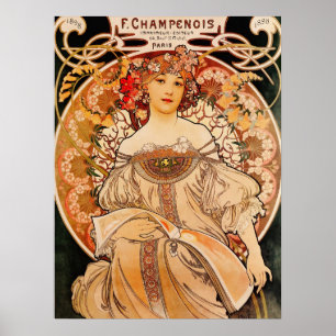 Poster Vintage Mucha Art Nouveau