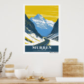 Poster Vintage Murren, Suisse (Cuisine)