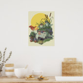 Poster Vintage Music Magazine Couverture Art, Etude Frog (Cuisine)