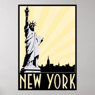 Poster Vintage New York