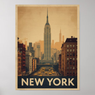 Poster Vintage New York