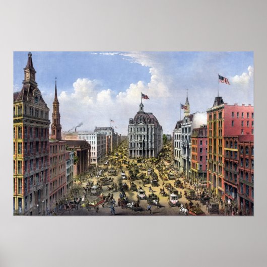 Poster Vintage New York (Devant)