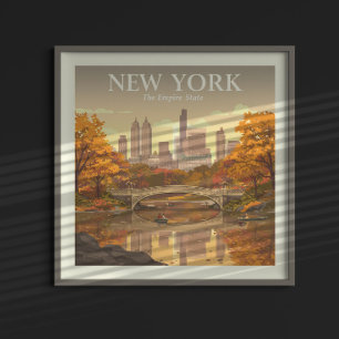 Poster Vintage New York