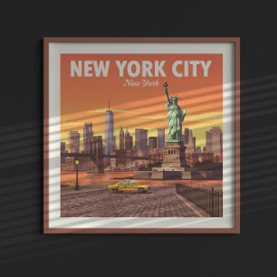 Poster Vintage New York