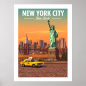 Poster Vintage New York (Devant)