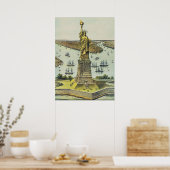 Poster vintage New York City (Cuisine)