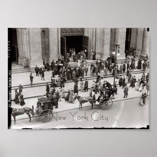 Poster vintage New York City (Devant)