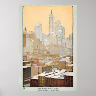 Poster vintage New York City