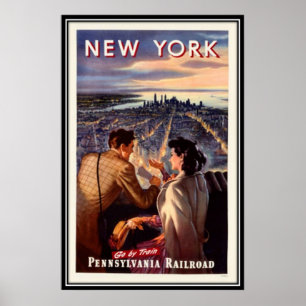 Poster Vintage New York City, USA -
