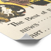 Poster Vintage New York Sunday Herald Cover (Coin)