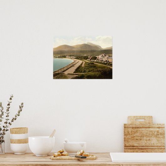 Poster Vintage Newcastle, comté de Down (Cuisine)