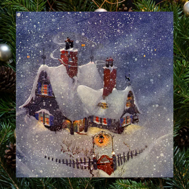 Père Noël Vintage – Déco Noël – Plastique Rouge – Petit Format