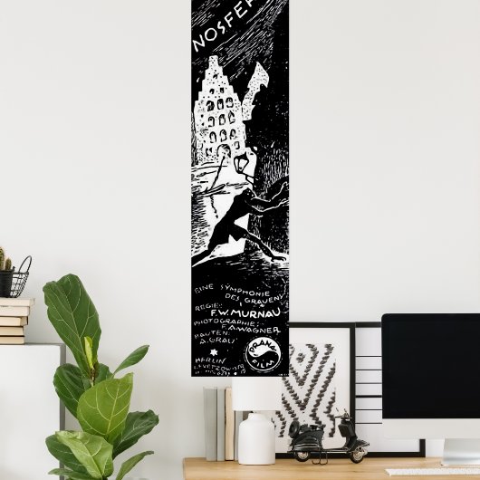 Poster Vintage Nosferatu (Bureau à domicile)