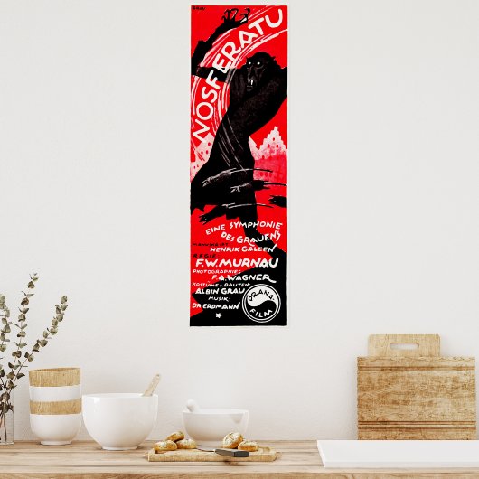 Poster Vintage Nosferatu (Cuisine)