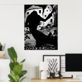 Poster Vintage Nosferatu (Bureau à domicile)