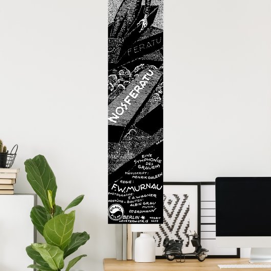 Poster Vintage Nosferatu (Bureau à domicile)