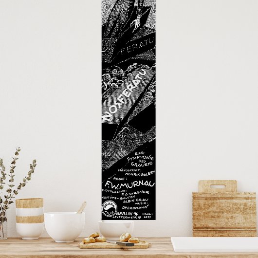 Poster Vintage Nosferatu (Cuisine)