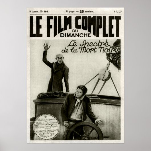Poster Vintage Nosferatu (Devant)
