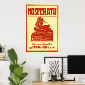 Poster Vintage Nosferatu (Bureau à domicile)