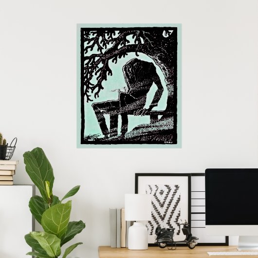 Poster Vintage Nosferatu (Bureau à domicile)