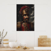 Poster Vintage Nutcracker Soldier Art Printable (Cuisine)