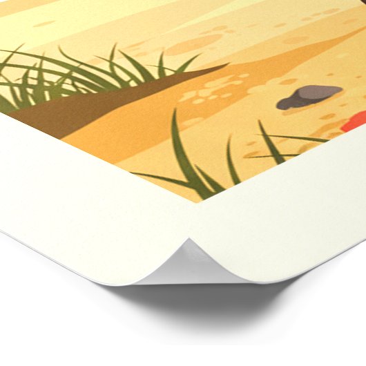 Poster Vintage Oceanside California (Coin)